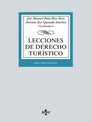 cover image of Lecciones de Derecho Turístico